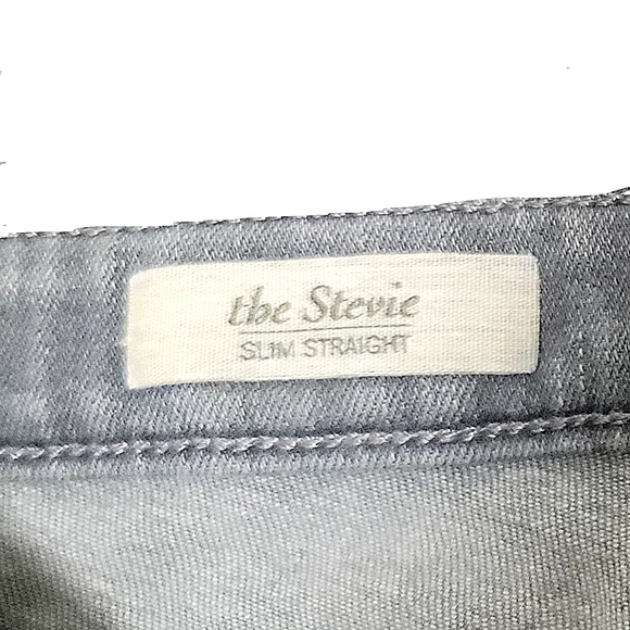 AG Adriano Goldshmied The Stevie Slim Straight Jeans Gray sz 29R - Picture 7 of 10